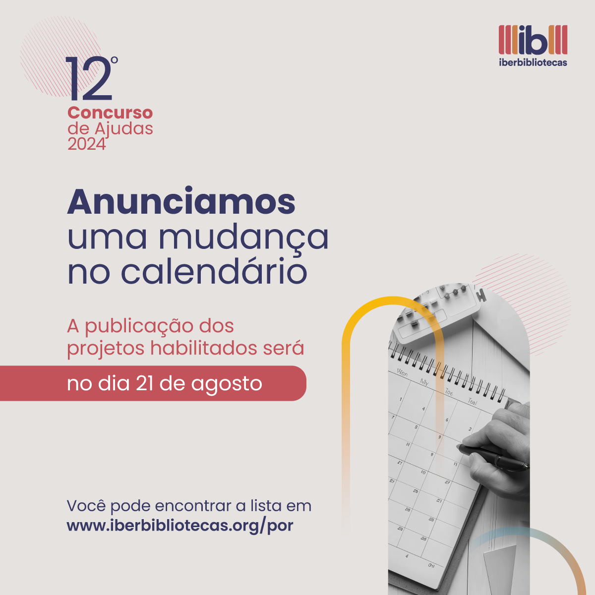 Convocatoria De Ayudas | Concurso De Ajudas 2024 - Iberbibliotecas